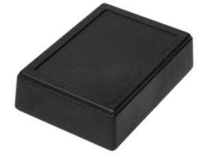 Obudowa z okienkiem pod wyświetlacz 79x32x109-czarna-pełna-ABS