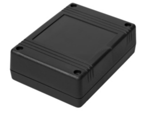 Obudowa z okienkiem pod wyświetlacz 89x38x119-czarna-pełna-ABS