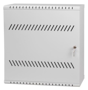 Szafa Rack 19" wisząca - Multimedia 3U/4U szara
