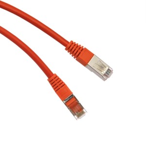 PATCHCORD F/UTP KAT.6 1 m POMARAŃCZOWY