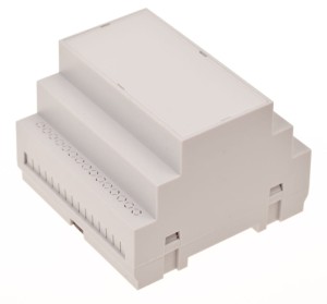 Obudowa modułowa na szynę DIN  90x65x88-jasna-pełna-modułowa na szynę DIN-ABS V0