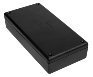 Obudowa z okienkiem pod wyświetlacz 85x36x170-czarna-pełna-PS