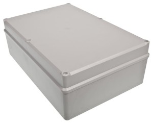 Obudowa hermetyczna 193x 95x283-jasna-pełna-PS
