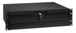 Szuflada Rack 19" 3U Czarna